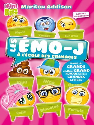 cover image of Les Émo-j à l'école des grimaces--Offre découverte